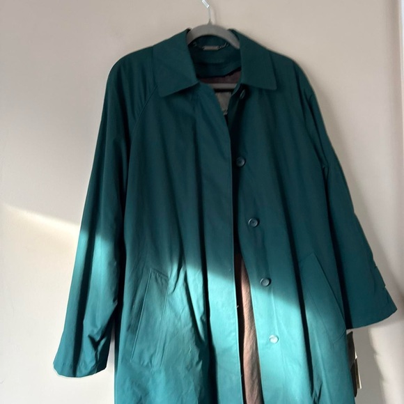 Vintage London Fog Trench - emerald - Picture 3 of 8